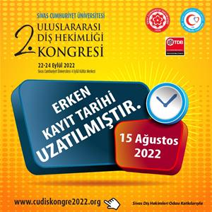 Sivas Cumhuriyet Üniversitesi  2. Uluslararası Diş Hekimliği Kongresi